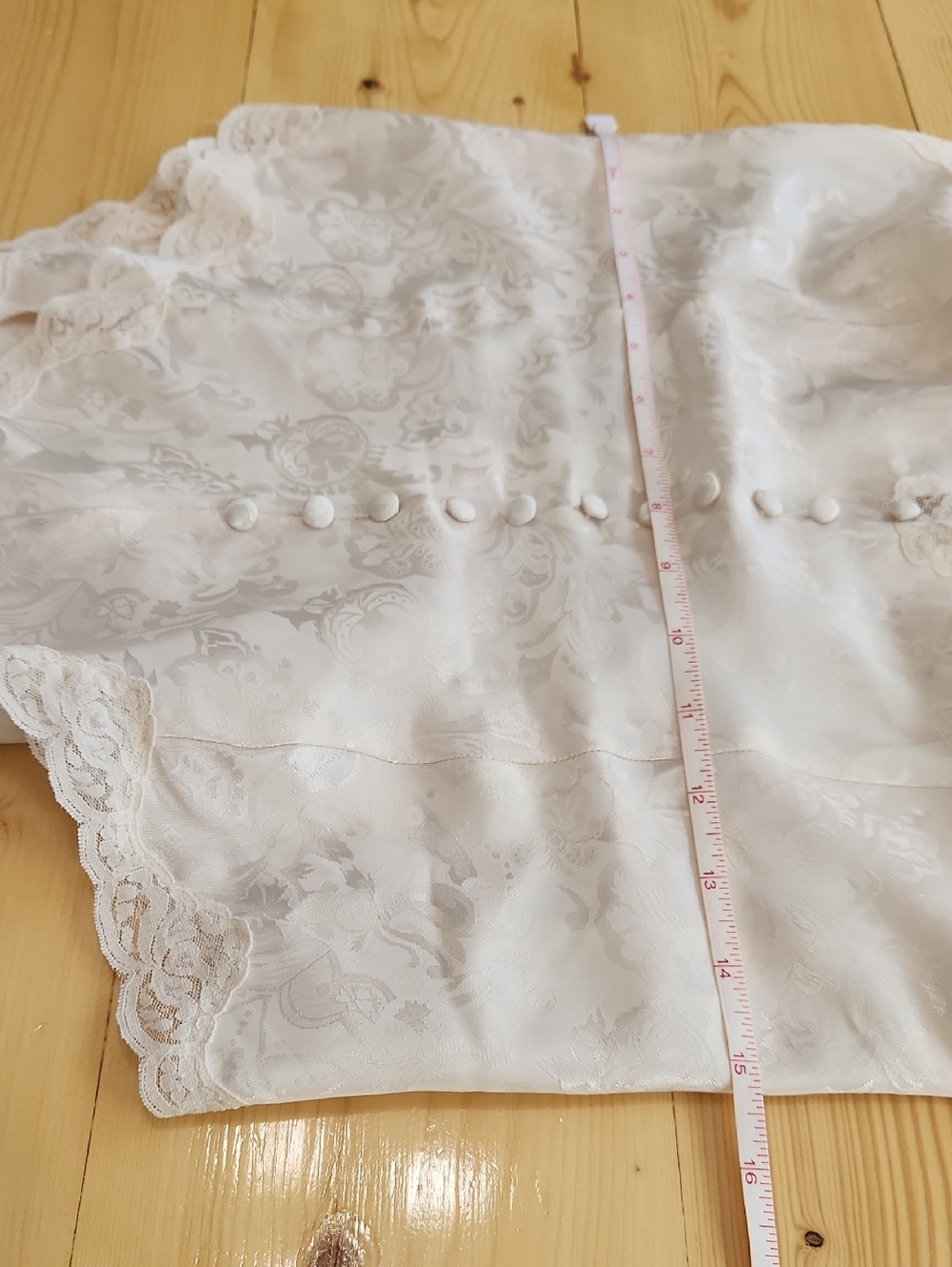 Victoria's Secret 80s Gold Label Champagne Teddy Bodysuit Bridal Vintage Size M - Picture 13 of 16